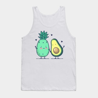 avocado and pineapple cute Tank Top